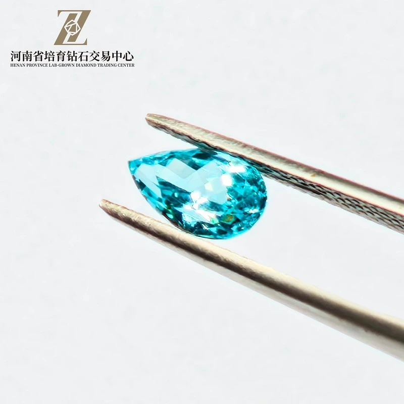 2.472 Karat Laboratuvarı-Pariba-Stilinde Garnet Armut Kesimi Oluşturuldu
